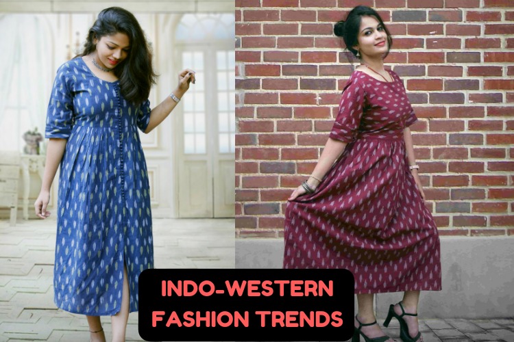 new style indo western dress